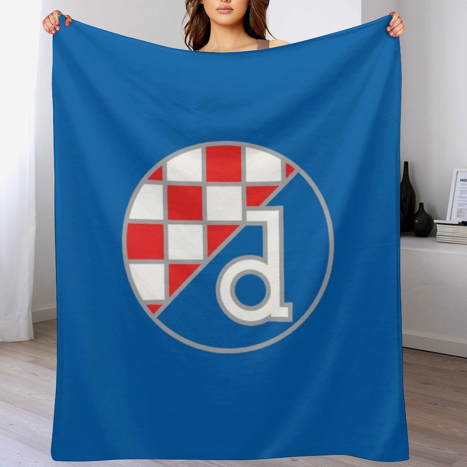 3D Printing Zagreb - Dinamo Zagreb Football Club Throw Blanket