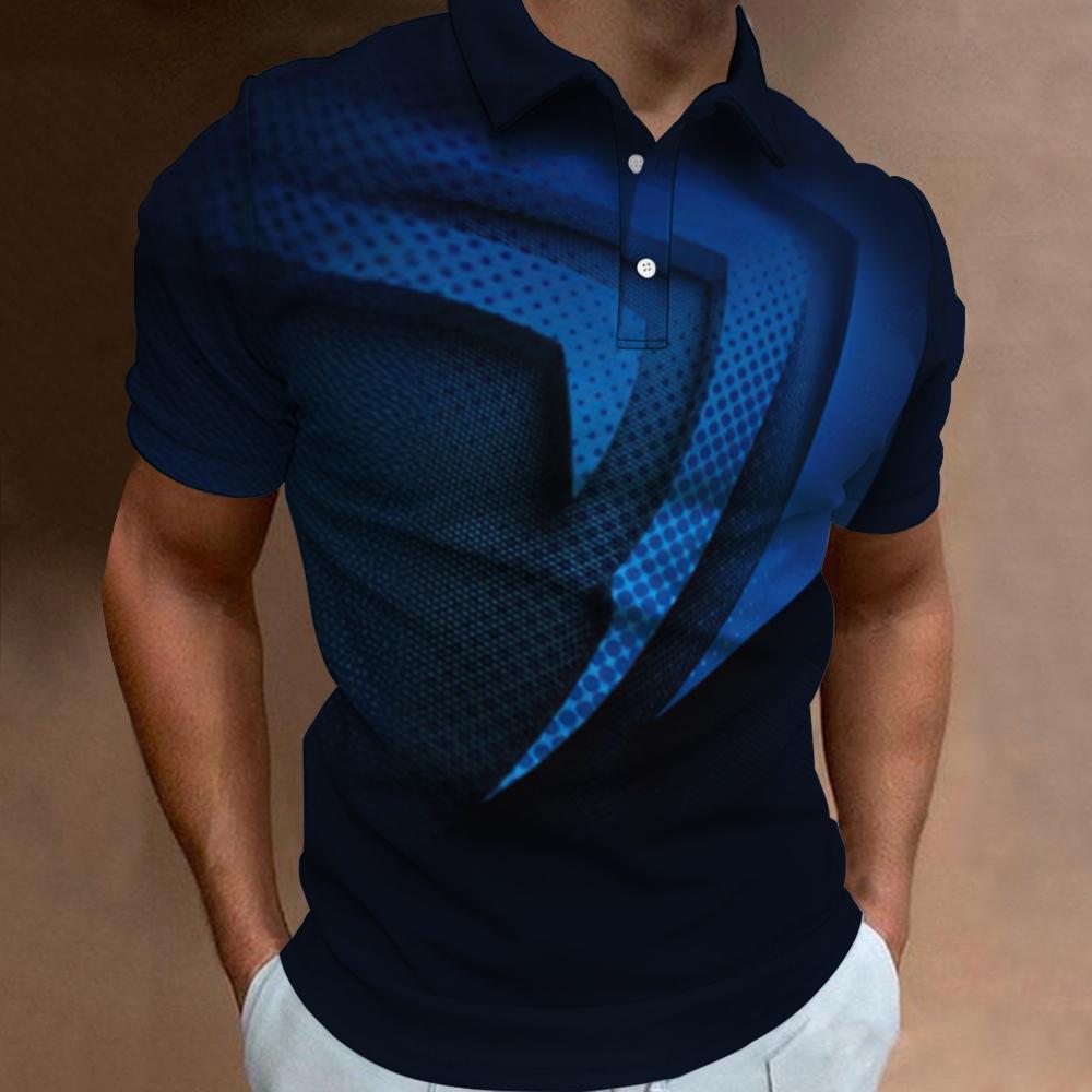 3D Printing Technology - Fashion Polo T-Shirts For Men 3d