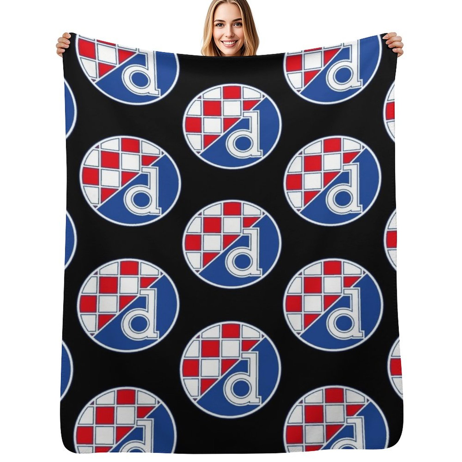 3D Printing Zagreb - Dinamo Zagreb Throw Blanket Outdoor Soft