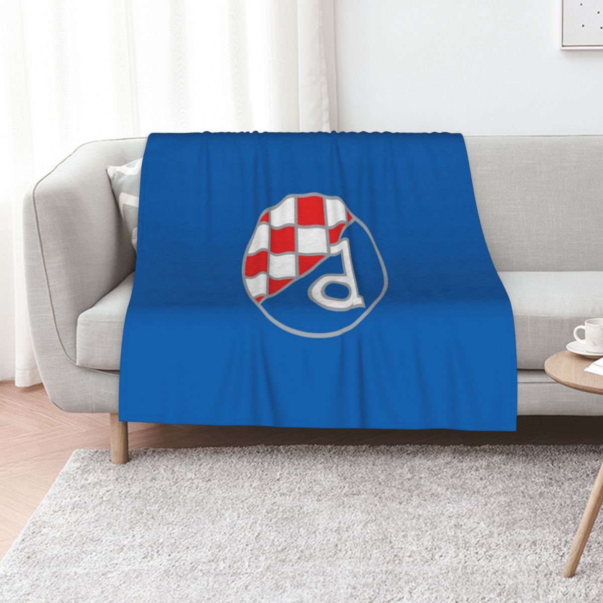 3D Printing Zagreb - Dinamo Zagreb Football Club Throw Blanket