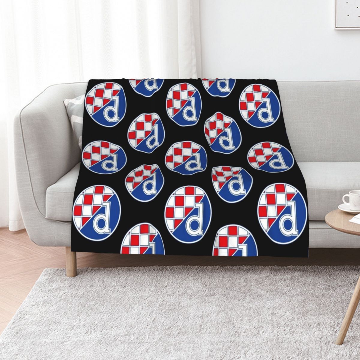 3D Printing Zagreb - Dinamo Zagreb Throw Blanket Soft Sherpa