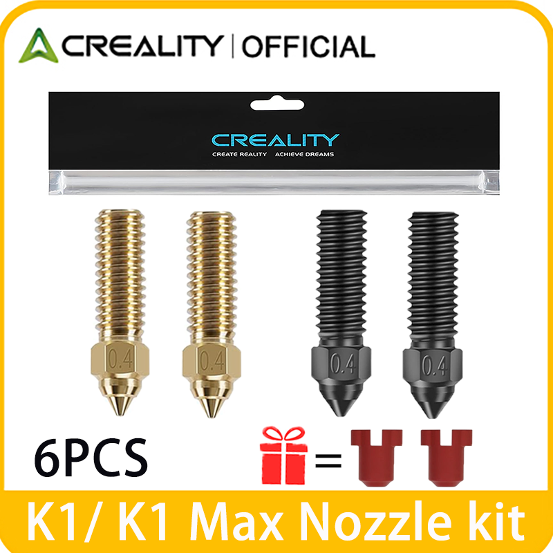 3D Printer Nozzle Brass - Creality Official K1/K1 Max Nozzle Kit