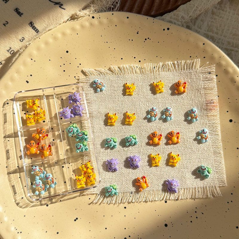 3D Printing Nails - Pokemon nail art accessories, cute mini