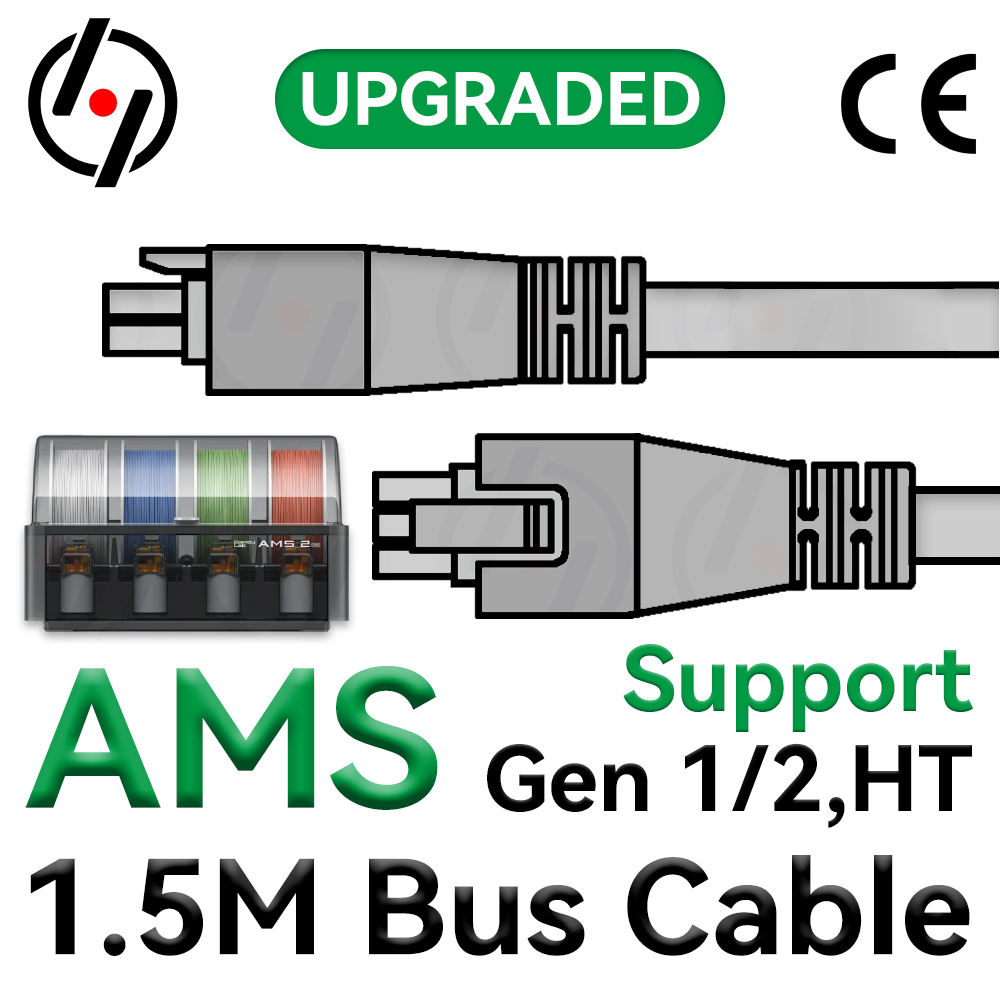 3D Printer Cable Chain - For Bambu Lab AMS/AMS 2 Pro/AMS