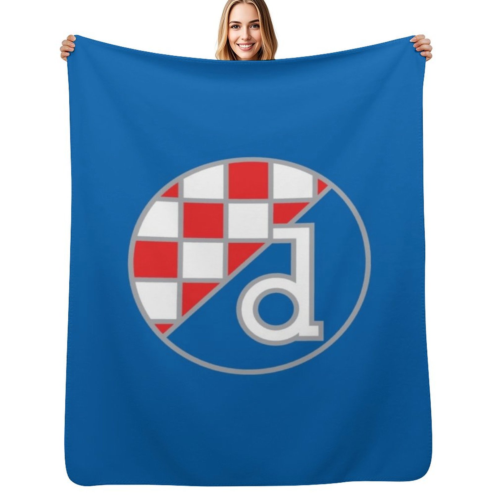 3D Printing Zagreb - Dinamo Zagreb Football Club Throw Blanket