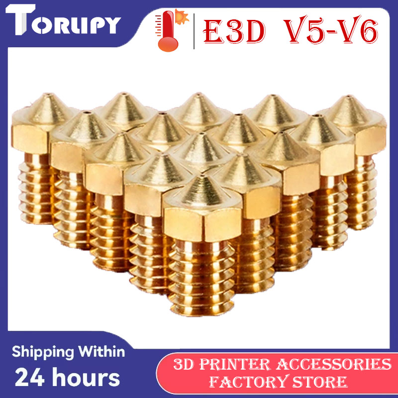 Wholesale E3D V6 V5 3D Printer - 3D Printer Nozzle Brass recension och pris