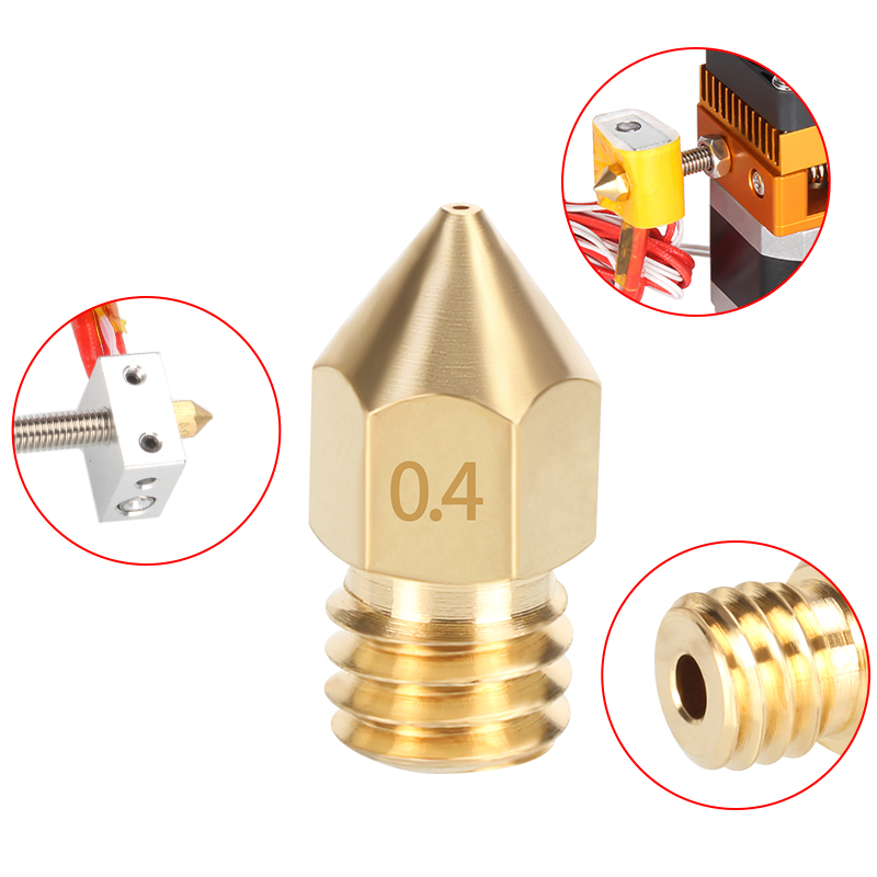 MK8 Brass Nozzle 0.2/0.3/0.35/ - 3D Printing Ender recension och pris