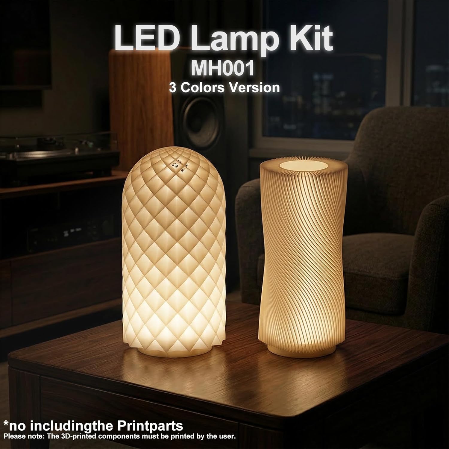 5PCS LED Lamp Kit 001 Three Co - 3D Printing Laptop recension och pris