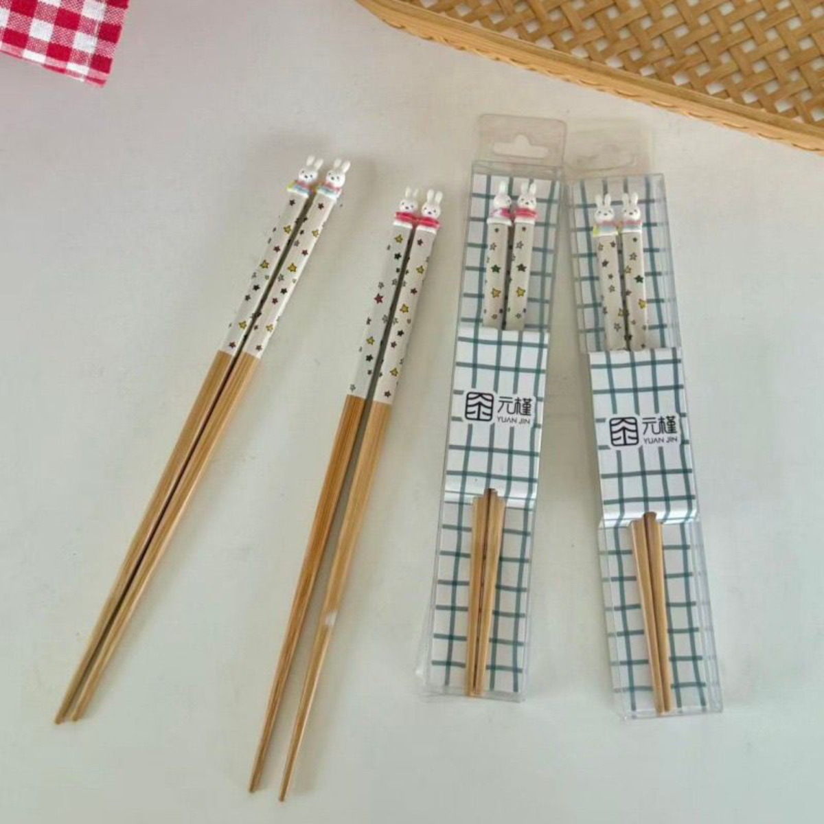 Kawaii Miffy Rabbit Chopsticks - 3D Printing Bambu recension och pris