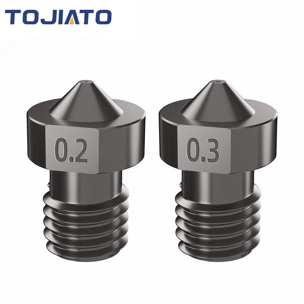 2pcs E3D V6 Hardened Steel Noz - 3D Printer Nozzle Brass recension och pris