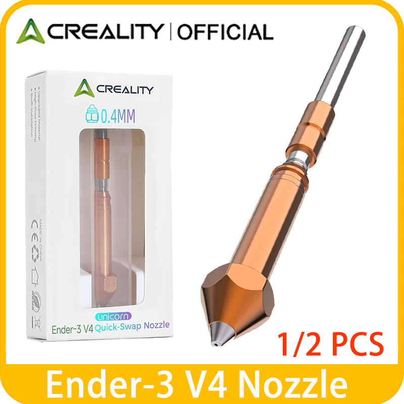 1/2PCS Creality Original Ender - 3D Printer Nozzle Brass recension och pris