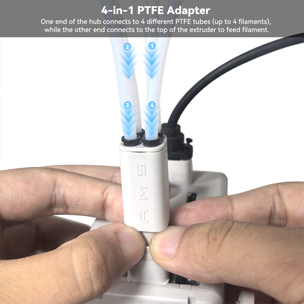 Upgraded 4-in-1 PTFE AdapterFo - 3D Printing Bambu recension och pris