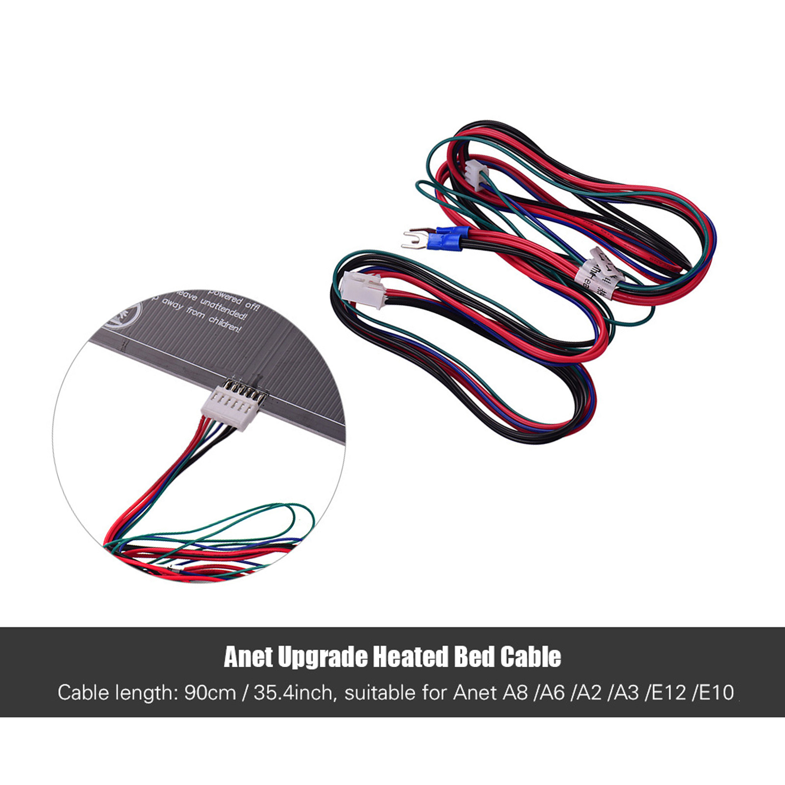 Anet 18AWG Upgrade Heated Bed  - 3D Printer Cable Chain recension och pris