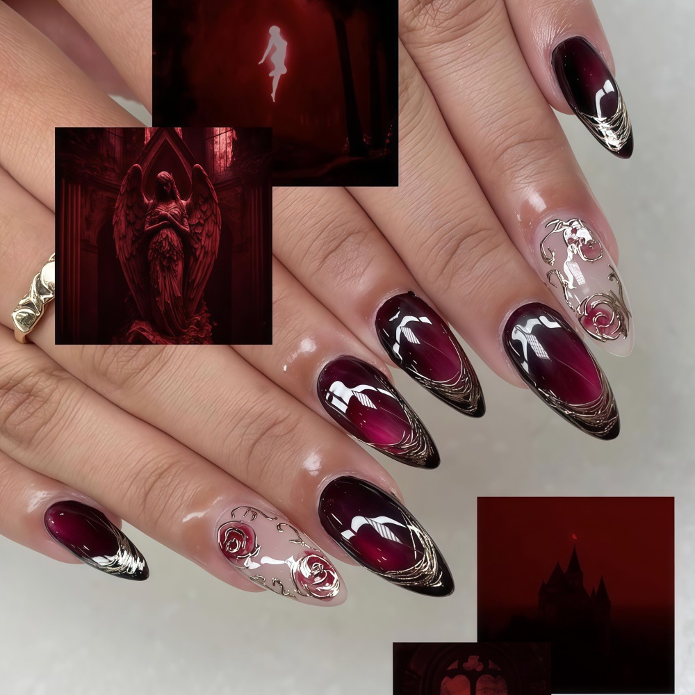 3D fake nails for women girls  - 3D Printing Nails recension och pris