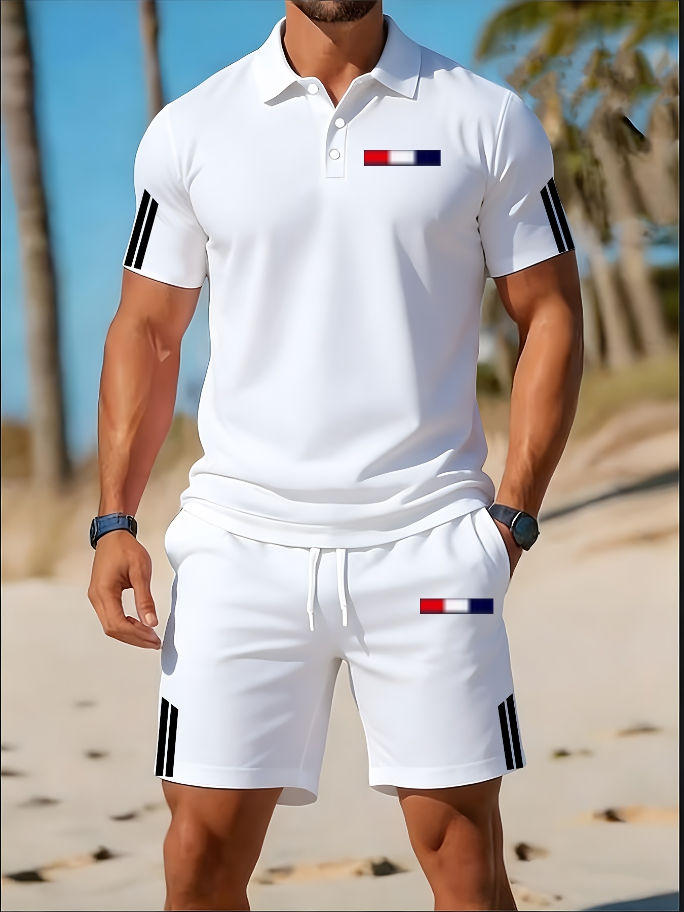 2026 Summer Men's Polo Shirt S - 3D Printing Design recension och pris