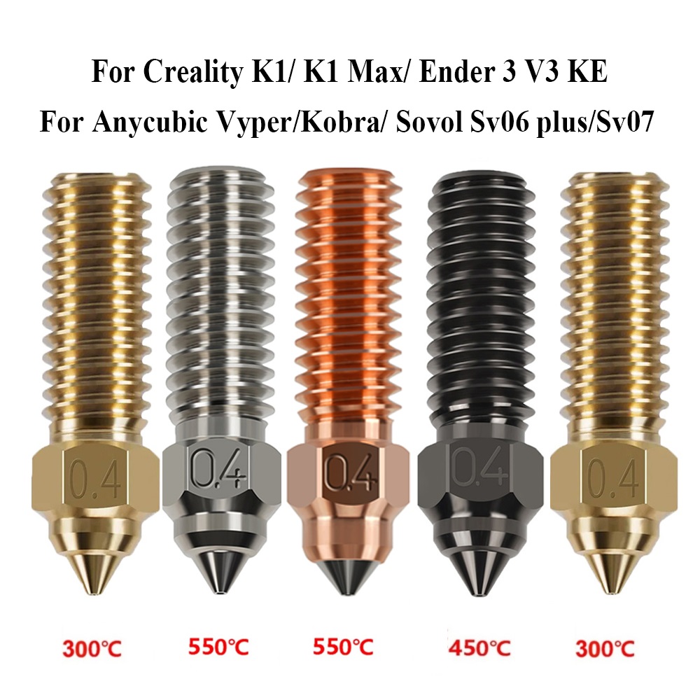Nozzle For Creality K1 K1 Max  - 3D Printer Nozzle Brass recension och pris
