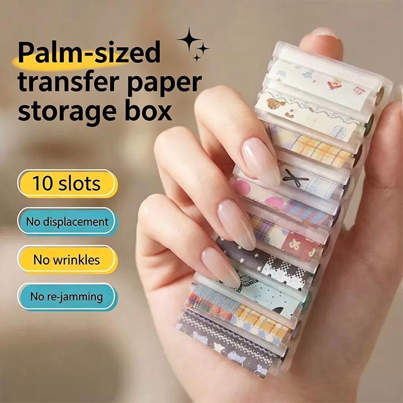 10 Grid Nail Transfer Paper 3D - 3D Printing Nails recension och pris