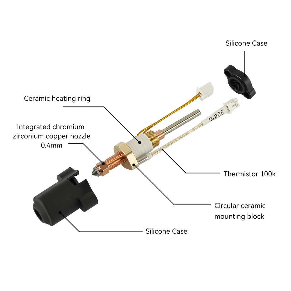 For Creality K1C/K1 Max Hotend - 3D Printing Creality recension och pris