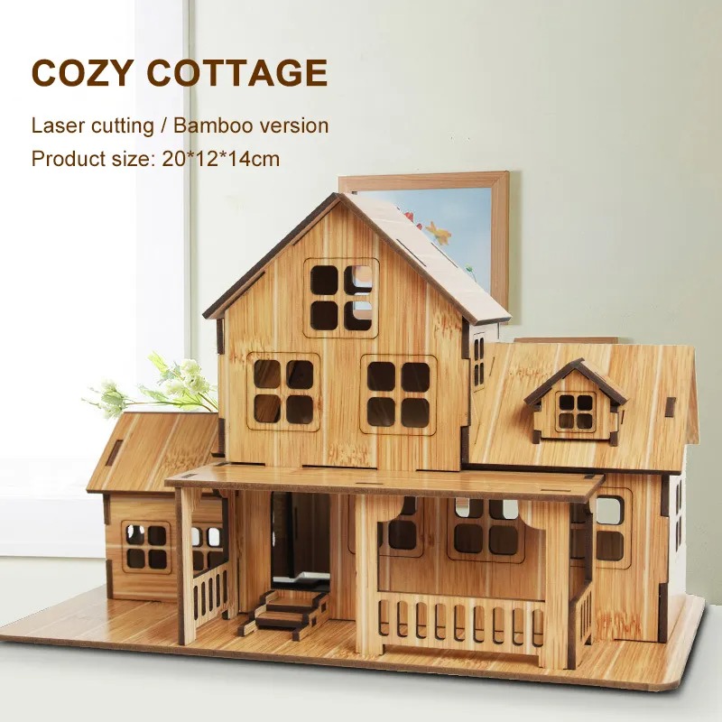 3D Wooden Puzzle Model GamesCo - 3D Printing Bambu recension och pris