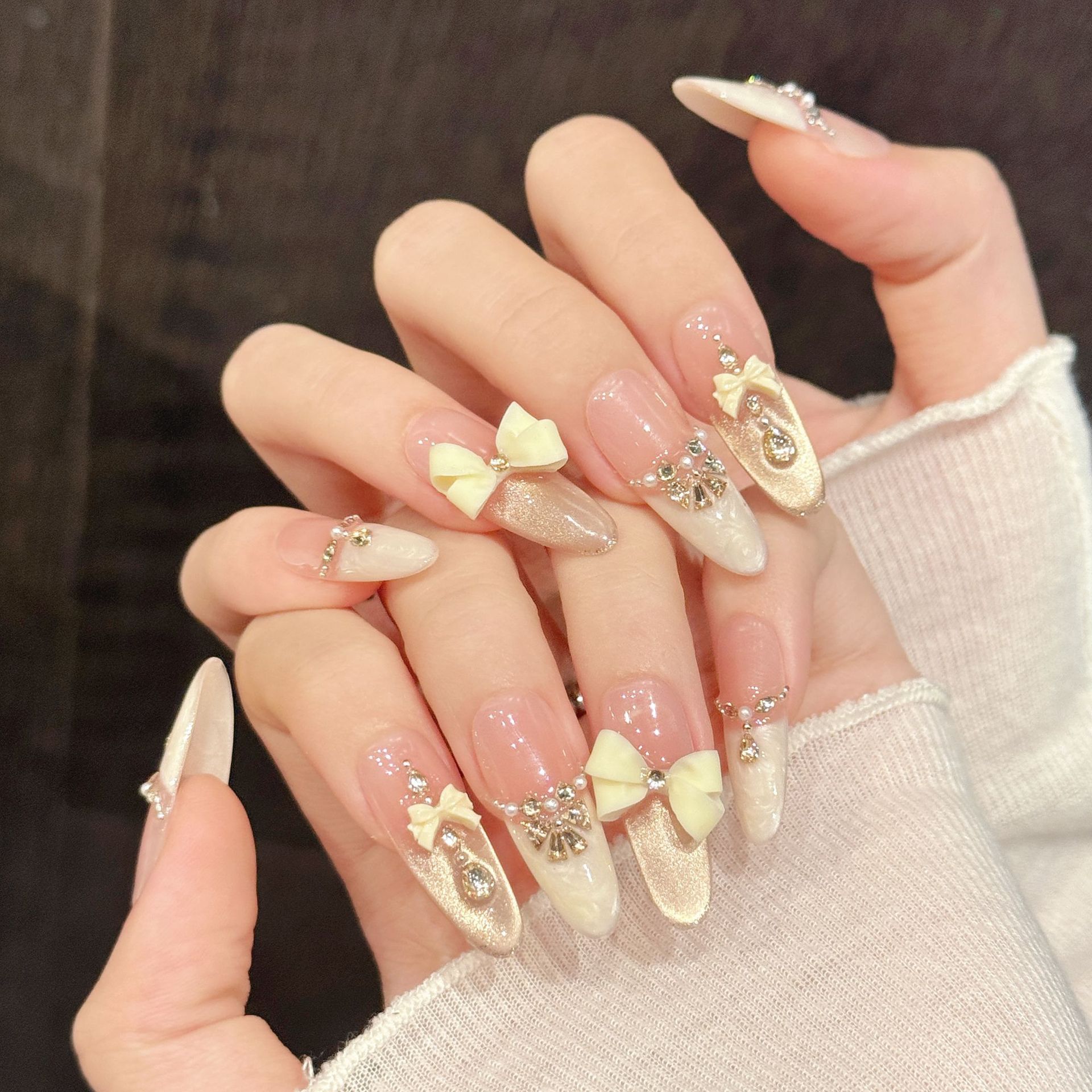 10pcs Handmade Press On Nails  - 3D Printing Nails recension och pris