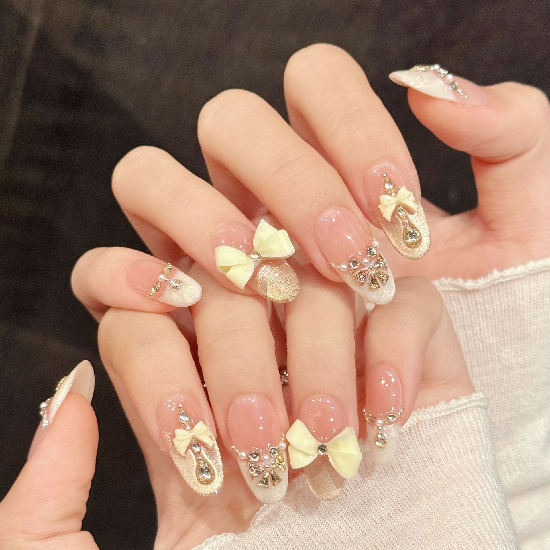 10pcs Handmade Press On Nails  - 3D Printing Nails recension och pris