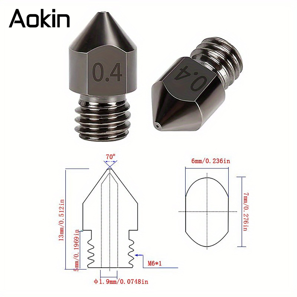 1/5/10PCS MK8 Nozzle Upgrade H - 3D Printing Ender recension och pris