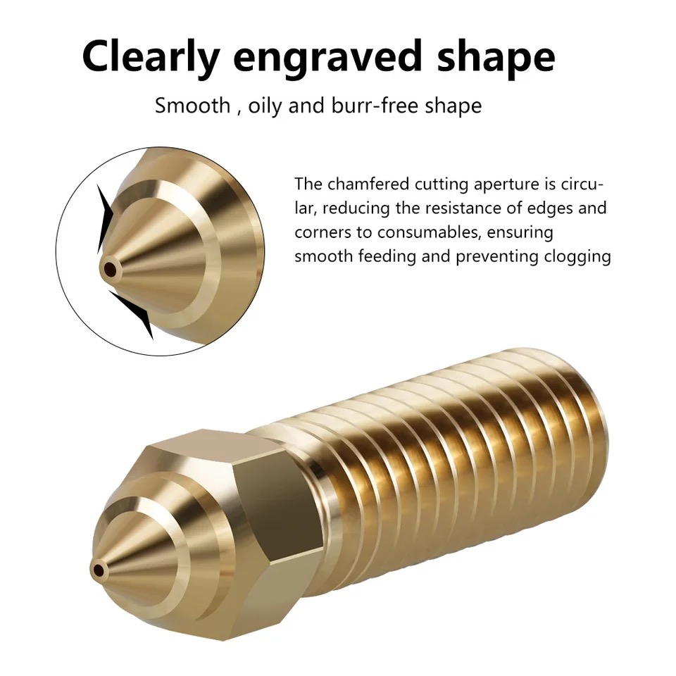 For Creality Ender 3 V3 KE K1/ - 3D Printer Nozzle Brass recension och pris