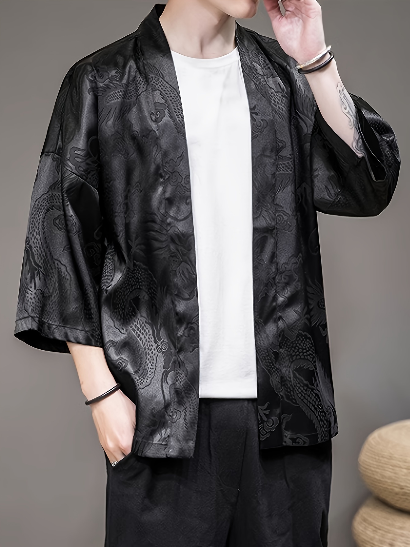 2026 Summer Men's Kimono 3D Pr - 3D Printing Design recension och pris