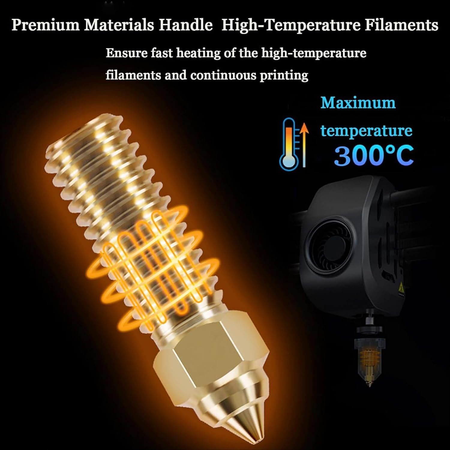 Creality Official K1/K1 Max No - 3D Printer Nozzle Brass recension och pris