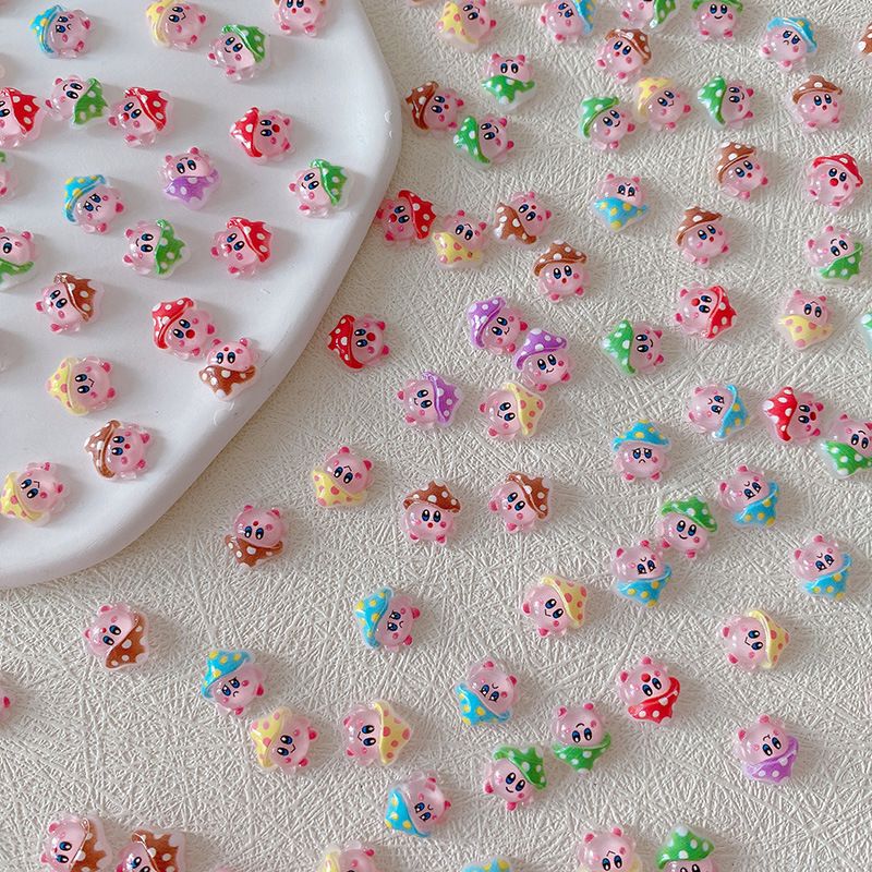 2/10/20pcs Kirby Nail Charms 3 - 3D Printing Nails recension och pris