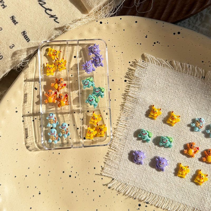 Pokemon nail art accessories,  - 3D Printing Nails recension och pris
