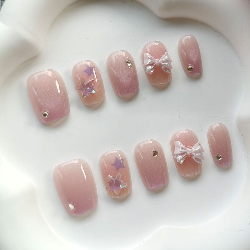 10Pcs Teenage Girl Fashion Cut - 3D Printing Nails recension och pris