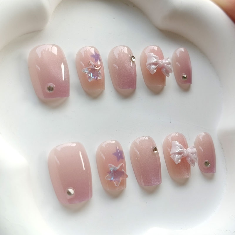 10Pcs Teenage Girl Fashion Cut - 3D Printing Nails recension och pris