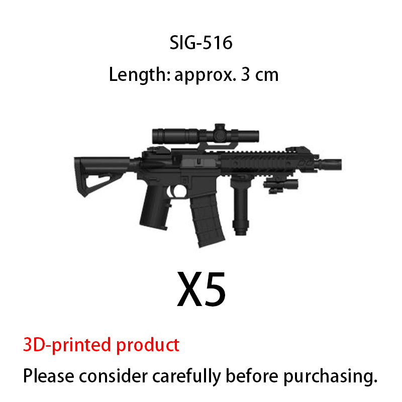 Military 3D-Printed Gun Buildi - 3D Printing Lego Bricks recension och pris