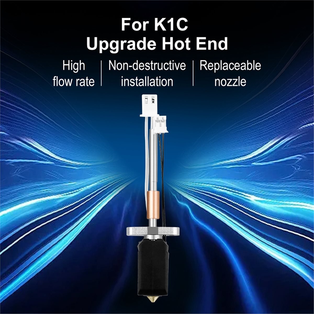 Upgrade Hotend Kit for K1C Hot - 3D Printer Nozzle Brass recension och pris