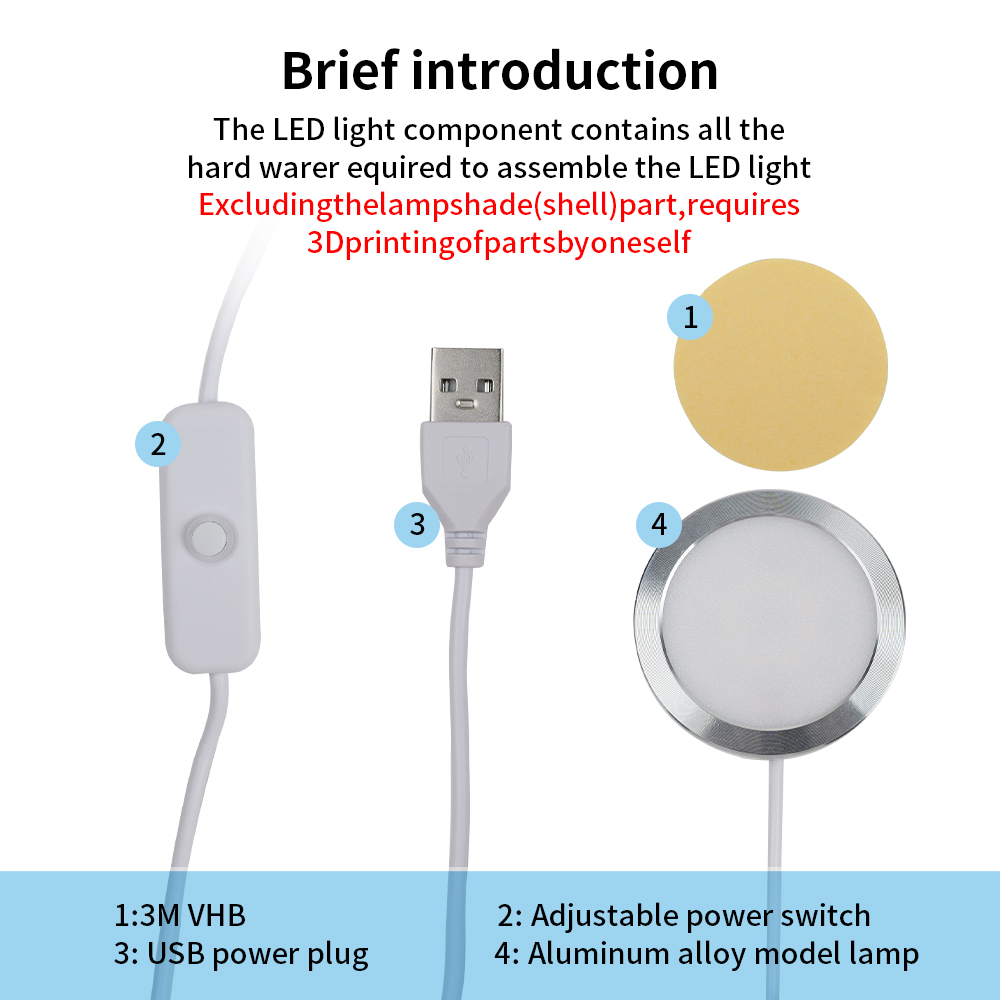 For Bambu Lab Led Lamp Kit 001 - 3D Printing Bambu recension och pris
