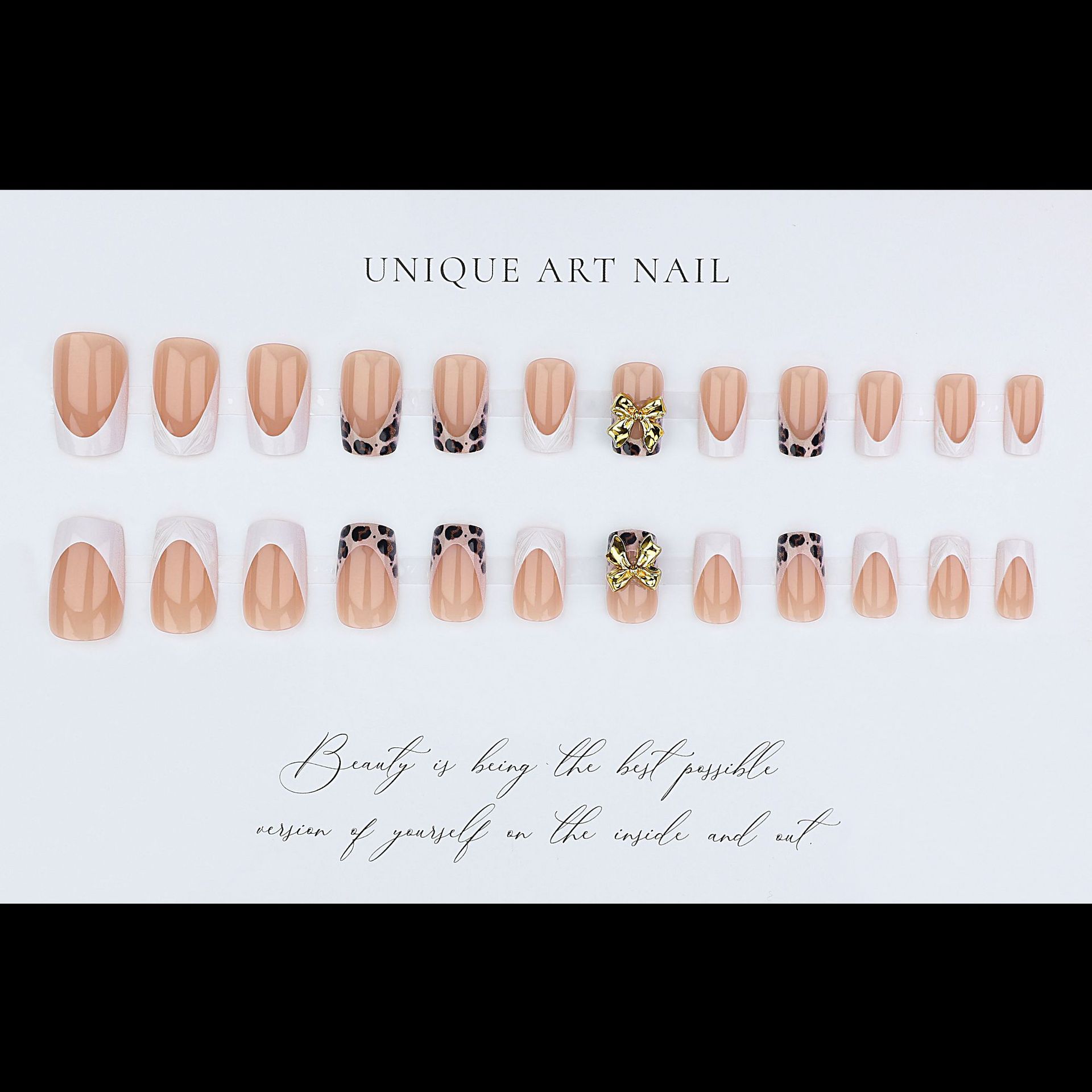 Short square fake nails for wo - 3D Printing Nails recension och pris
