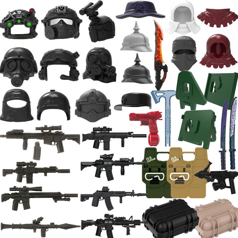 Military Figure Accessory Buil - 3D Printing Lego Bricks recension och pris