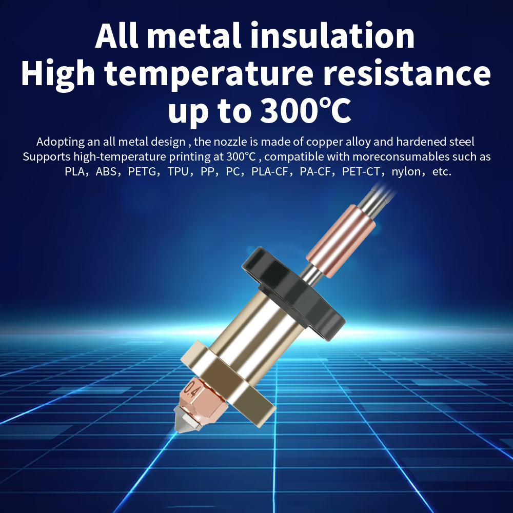Upgrade Hotend For Creality K1 - 3D Printer Nozzle Brass recension och pris