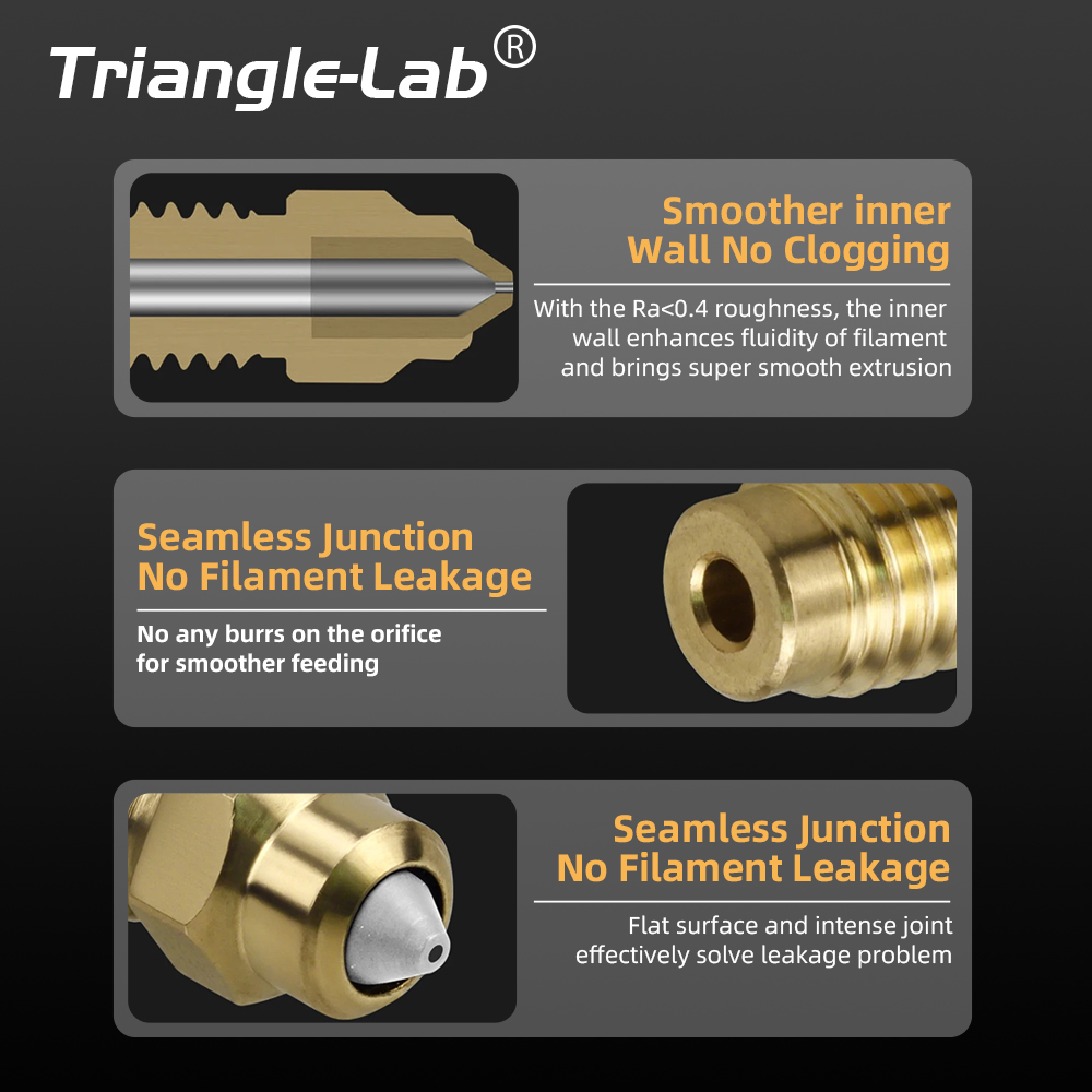 Trianglelab® for Elegoo Centau - 3D Printer Nozzle Brass recension och pris